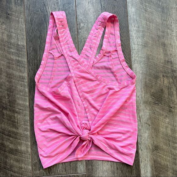ZYIA Active Nimbus Pink Split Back Mesh Workout Tank Top Size Extra Small - Picture 8 of 12